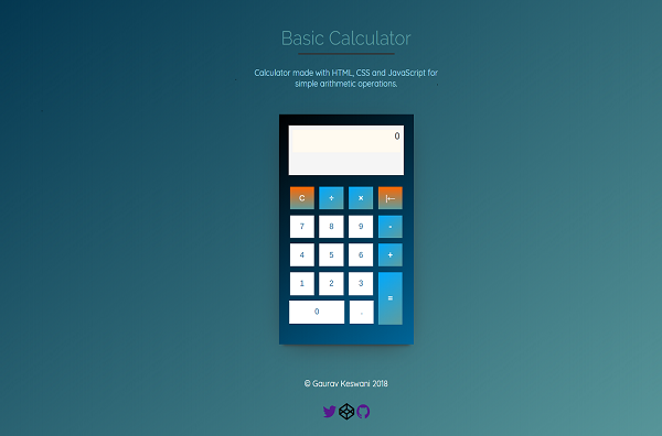 calculator js app